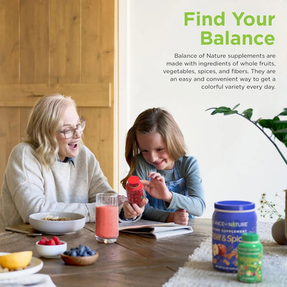 Balance of Nature Fruits & Veggies Capsules 90 Fruit 90 Veggie Set