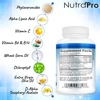 Dermal Repair Complex with Phytoceramides & Alpha Lipoic Acid 60 Liquid Capsules