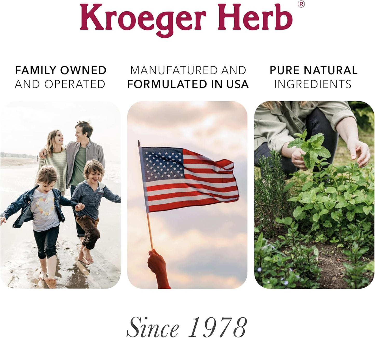 Kroeger Herb Products, Wormwood Herb, Black Walnut, Clove, Quassia, Worm Wood Cleanse - Vegetarian Capsules - 100 Capsules, Made in USA
