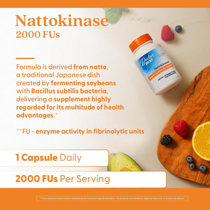 Doctor’s Best Nattokinase Capsules 90 Count