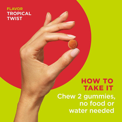 OLLY Multi + Probiotic Adult Multivitamin Gummies 1 Billion CFU Tropical Twist 70 Count