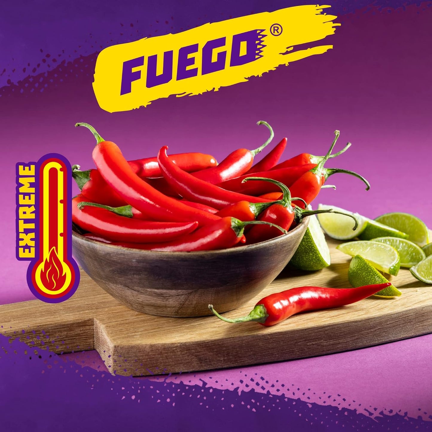 Takis Fuego Mini Hot Chili Pepper & Lime Rolled Tortilla Chips 25 Pack 1.23 oz Each