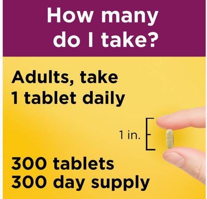 Nature Made Women’s Multivitamin Tablets Daily Support 300 Count