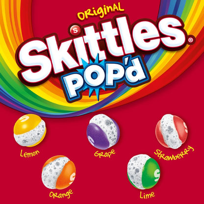 SKITTLES POP'd Originals Freeze Dried Candy 5.5 oz Bag