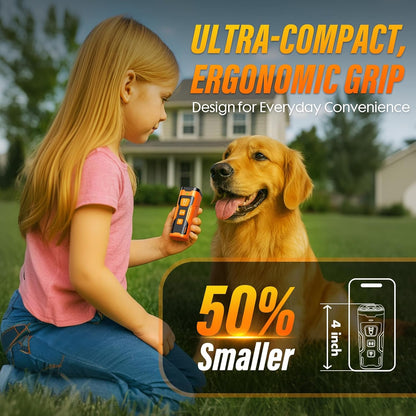 Dog Bark Deterrent Device Ultrasonic 3X 6 Modes 23 ft Range Rechargeable