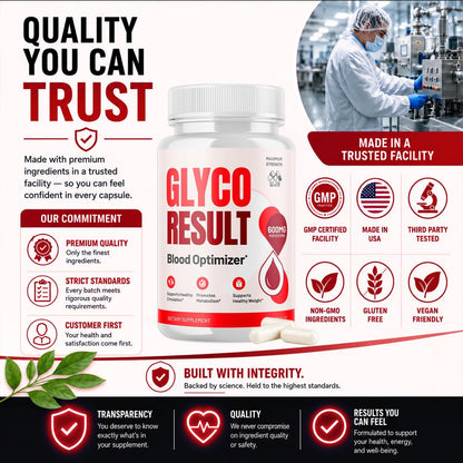 MJO Glyco Result Supplement Capsules with Natural Ingredients & Multivitamins 120 Capsules (2 Pack)