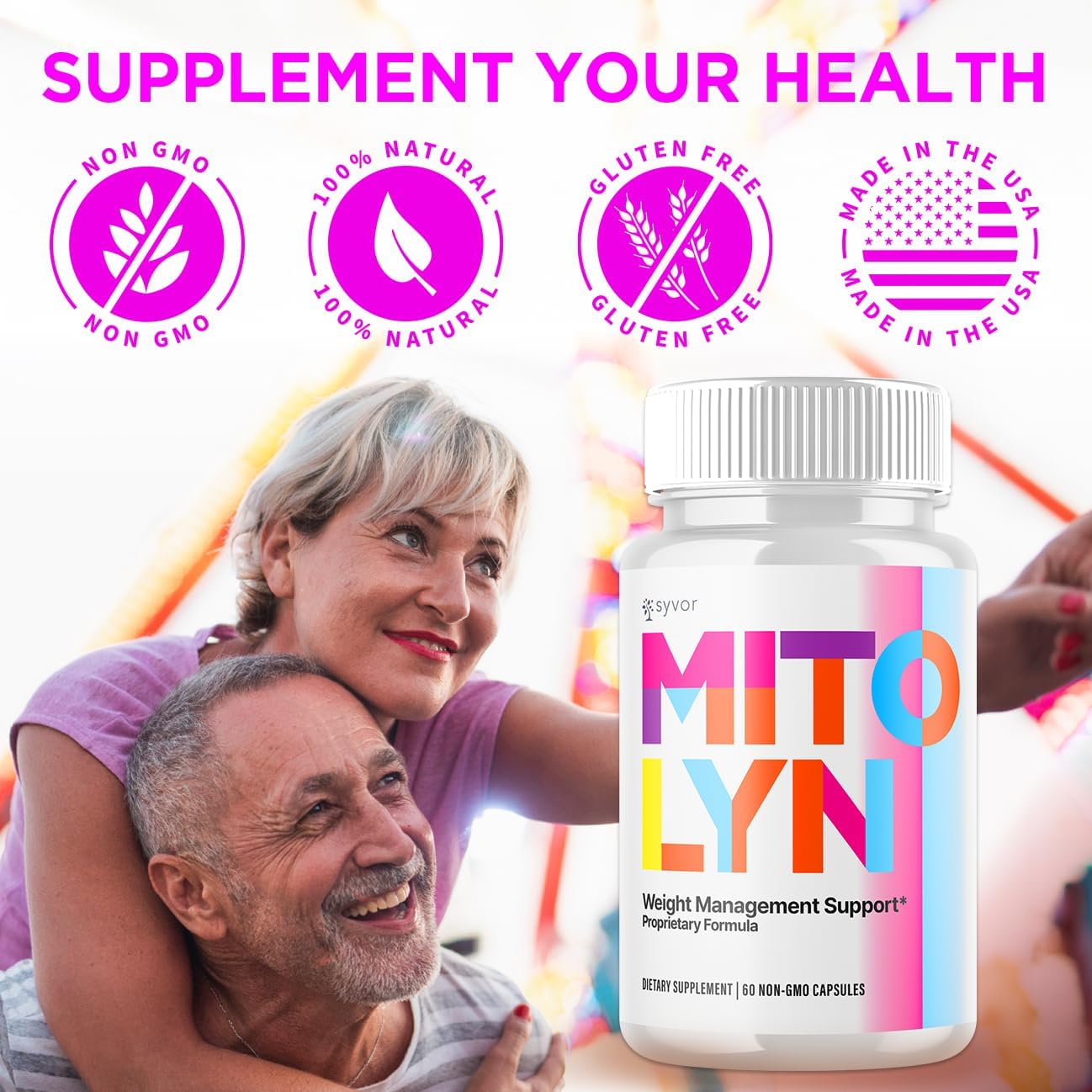 Mitolyn Advanced Formula Capsules Keto Support Energy 180 Count (3 Pack)