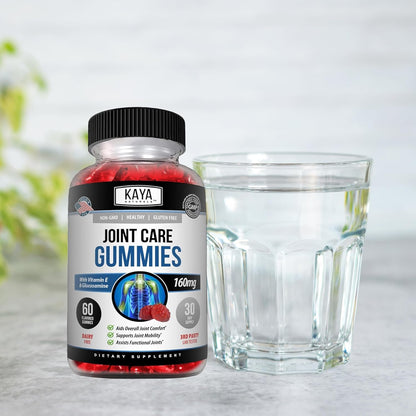 Kaya Naturals Mobility Care Gummies Glucosamine Flexibility Support 60 Count