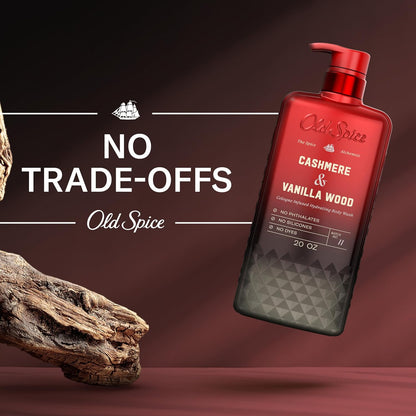 Old Spice Body Wash The Spice Alchemist Cashmere Vanilla Wood 20 oz