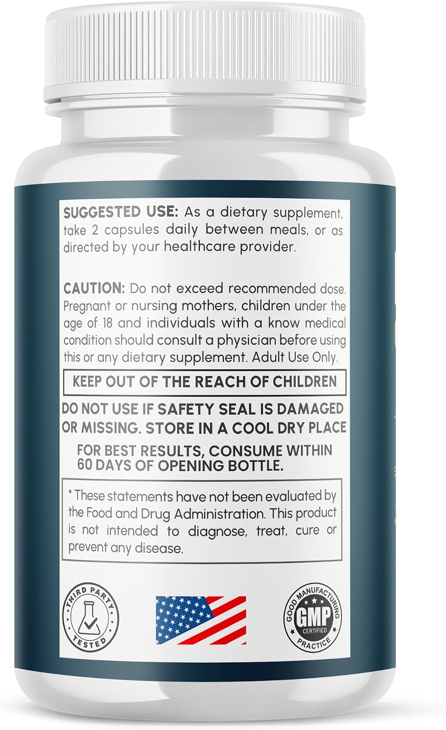 Dermacept Supplement Capsules with Natural Ingredients 300 Capsules (5 Pack)