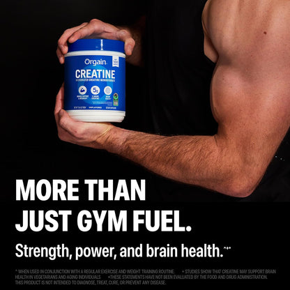 Orgain Micronized Creatine Monohydrate Powder Unflavored 100 Servings 17.64 oz