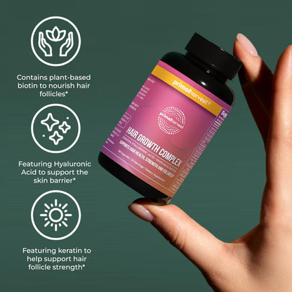 Hair Supplement Capsules with Biotin and Zinc 60 Count