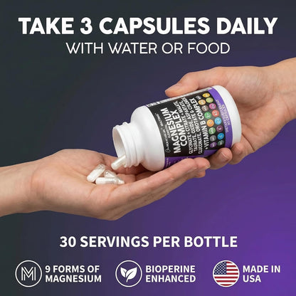 Clean Nutraceuticals Magnesium Complex Multi-Form with Vitamins & Minerals