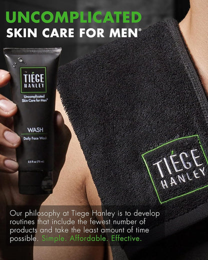 Tiege Hanley Men’s Skin Care Set Level 3 Face Wash Scrub Moisturizers Eye Cream Serum 6 Piece Kit