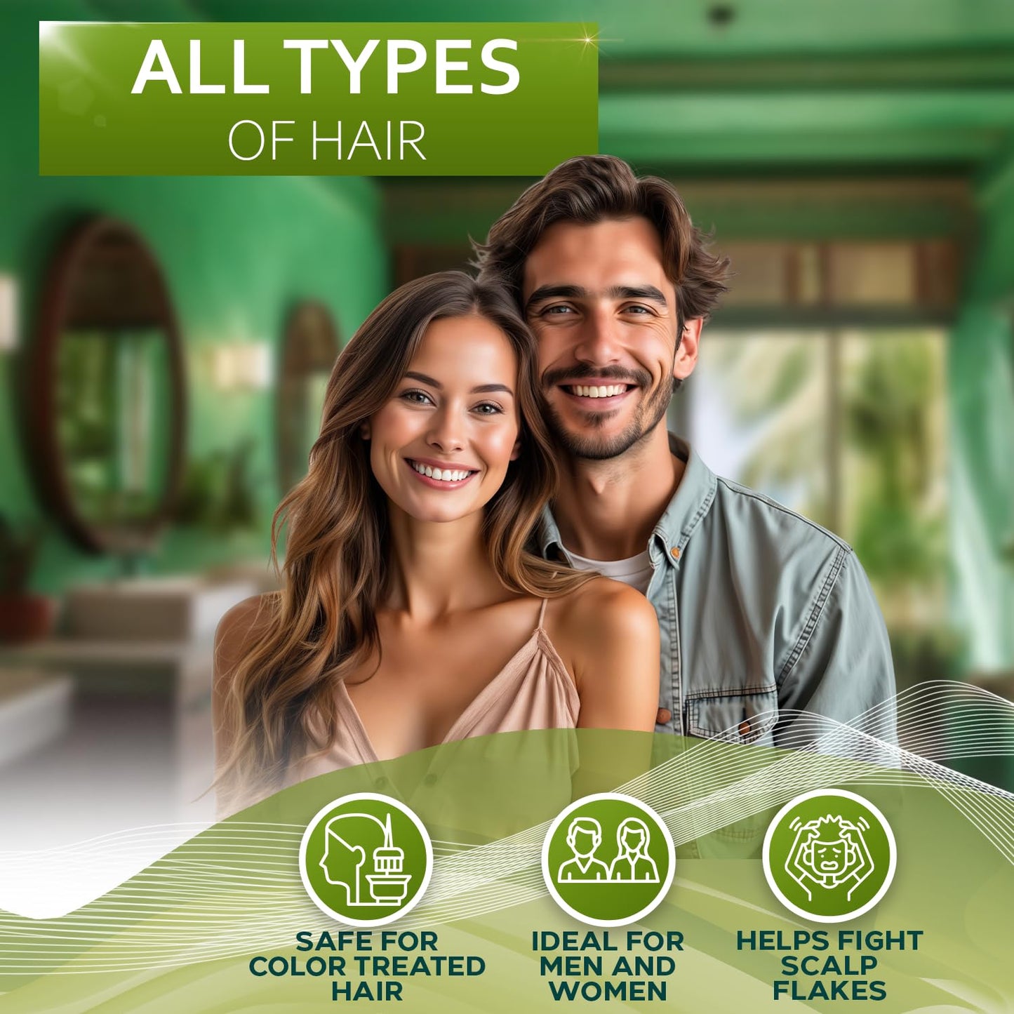 Onion Shampoo and Conditioner Set with Rosemary and Biotin Sulfate Free