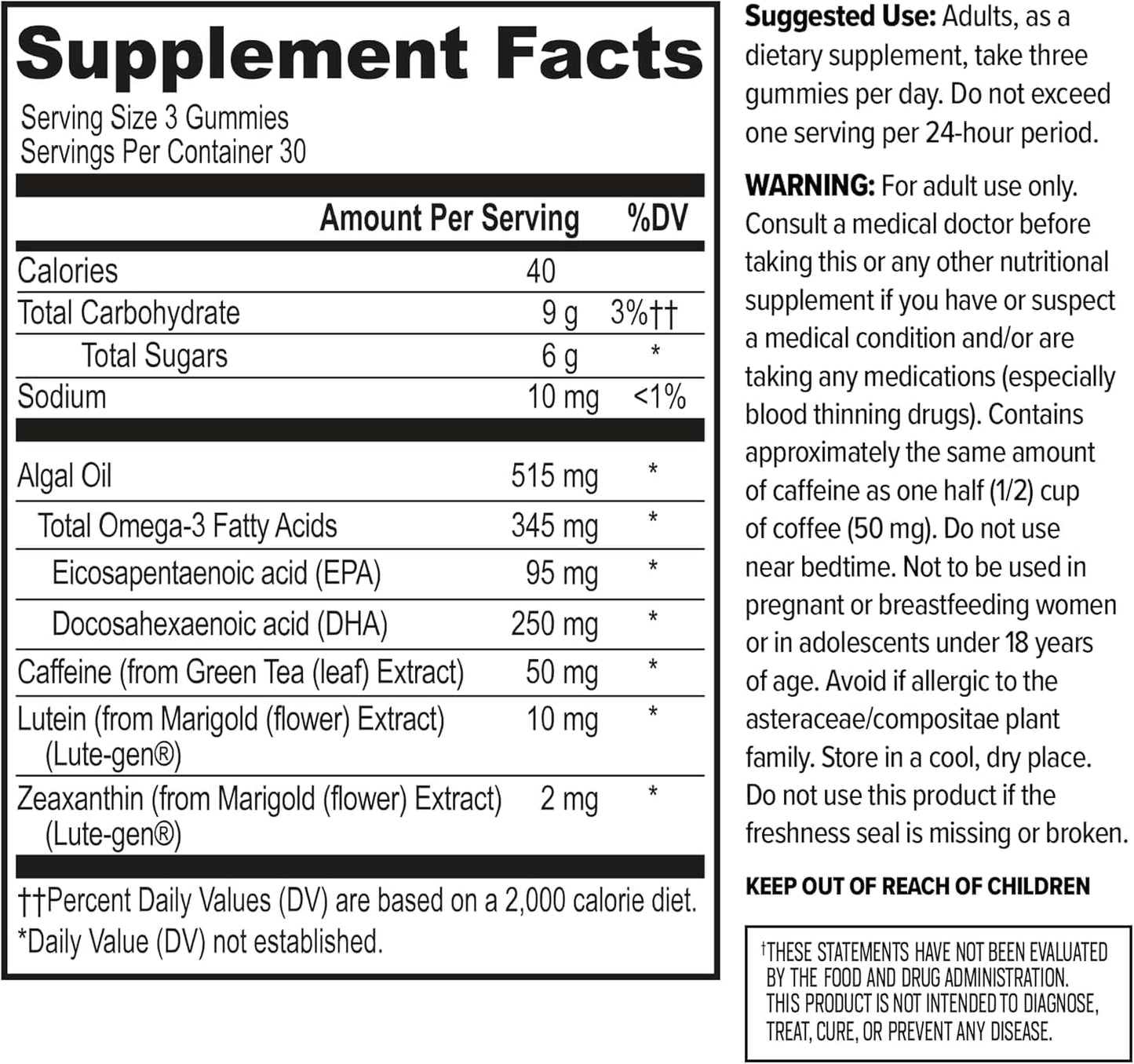 ONNIT Alpha Brain Neuro Focus Gummies Vegan Citrus Punch 90 Count