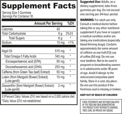 ONNIT Alpha Brain Neuro Focus Gummies Vegan Citrus Punch 90 Count