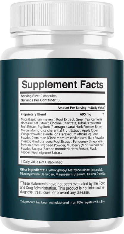Valdivia Dermacept Supplement Capsules with Natural Vitamins 120 Capsules (2 Pack)