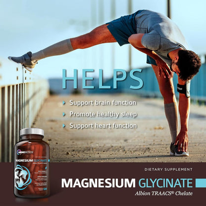 Magnesium Glycinate Capsules Dietary Supplement