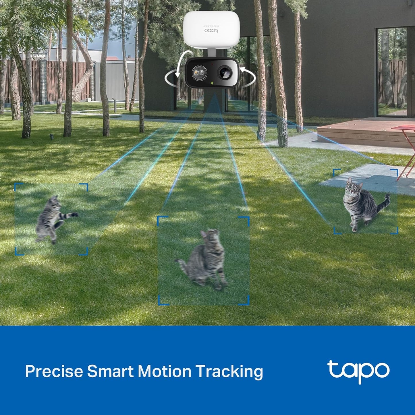 TP-Link Tapo 2K Pan Tilt Wired Security Camera Indoor Outdoor 2 Pack C216
