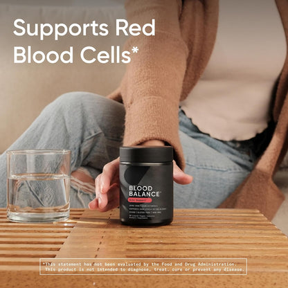 Sports Research Blood Balance Iron Supplement with Folate and Vitamin C 90 Capsules