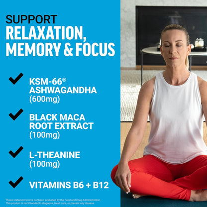 Force Factor Amazing Ashwa KSM-66 Ashwagandha Tablets 120 Count