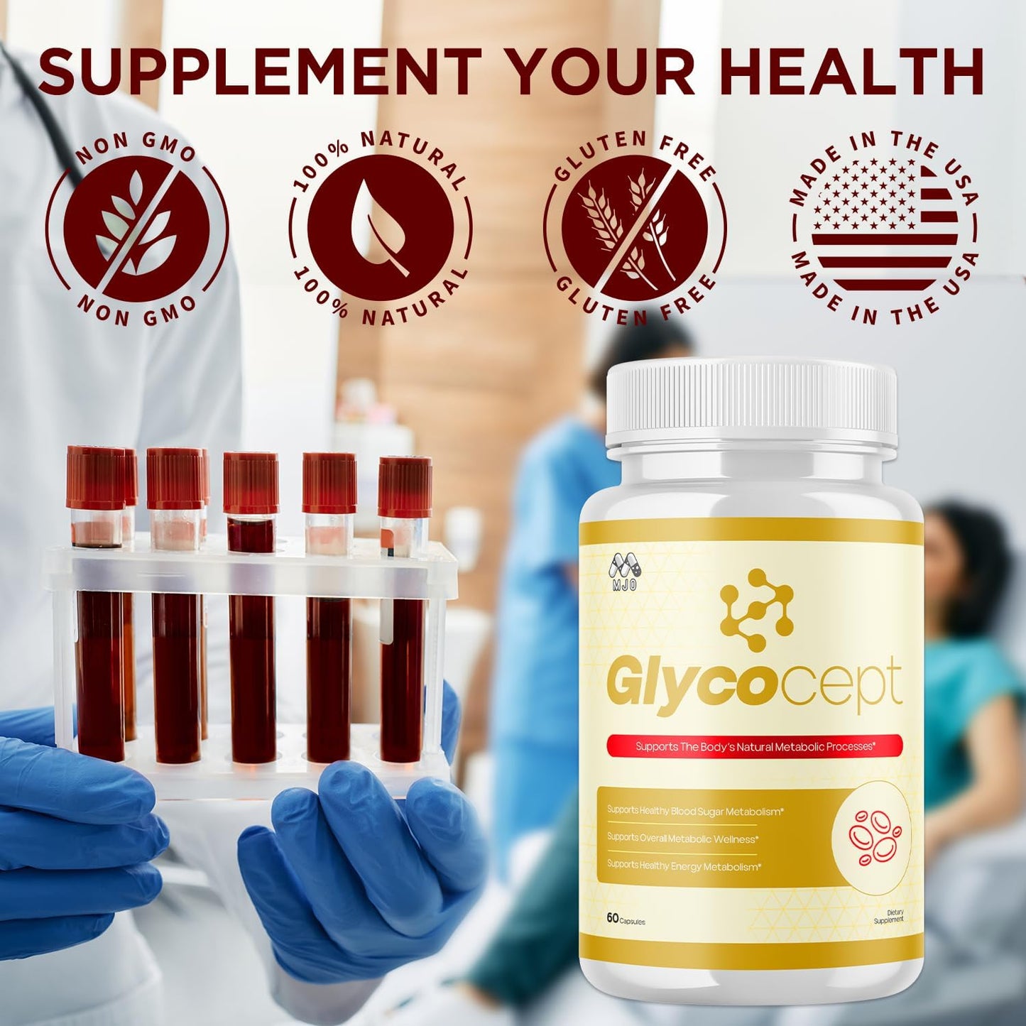 Glycocept Capsules Multivitamin Supplement 3 Pack 180 Capsules