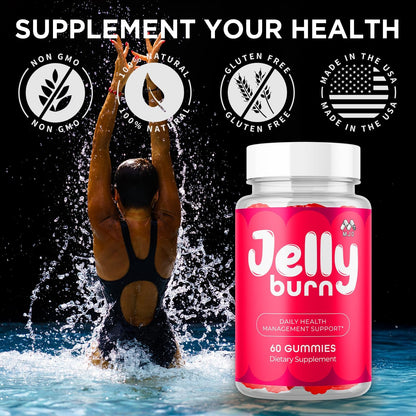 Jelly Burn Multivitamin Gummies Natural Ingredients 60 Count