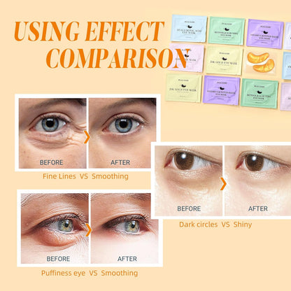 PEAUAMIE Under Eye Patches with Collagen & Hyaluronic Acid 24 Pairs