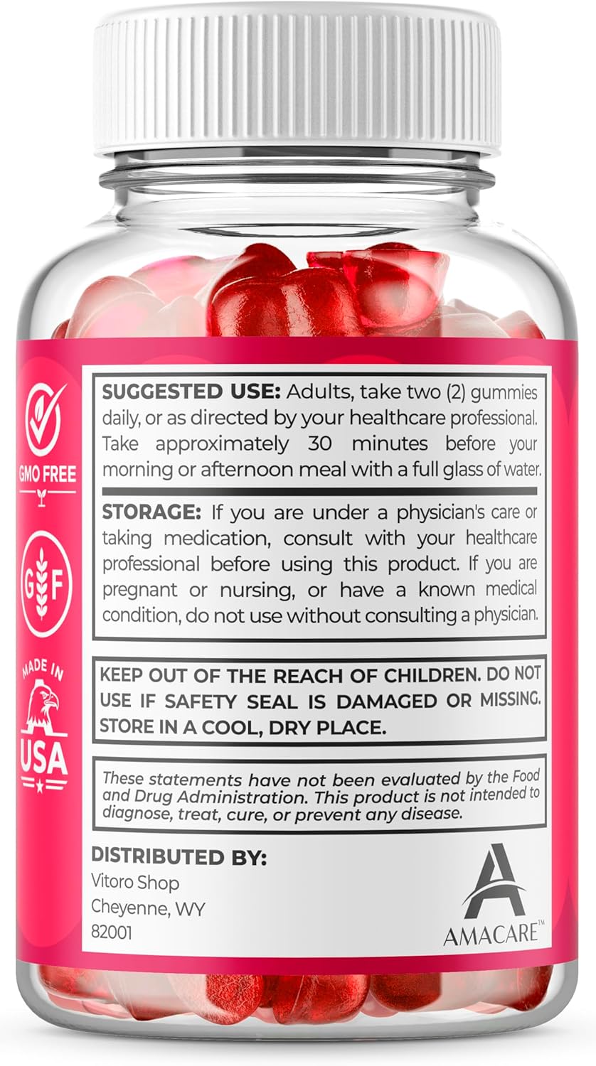 Jelly Burn Gummies 2-Pack – Vitamin Supplement Gummies, 120 Count