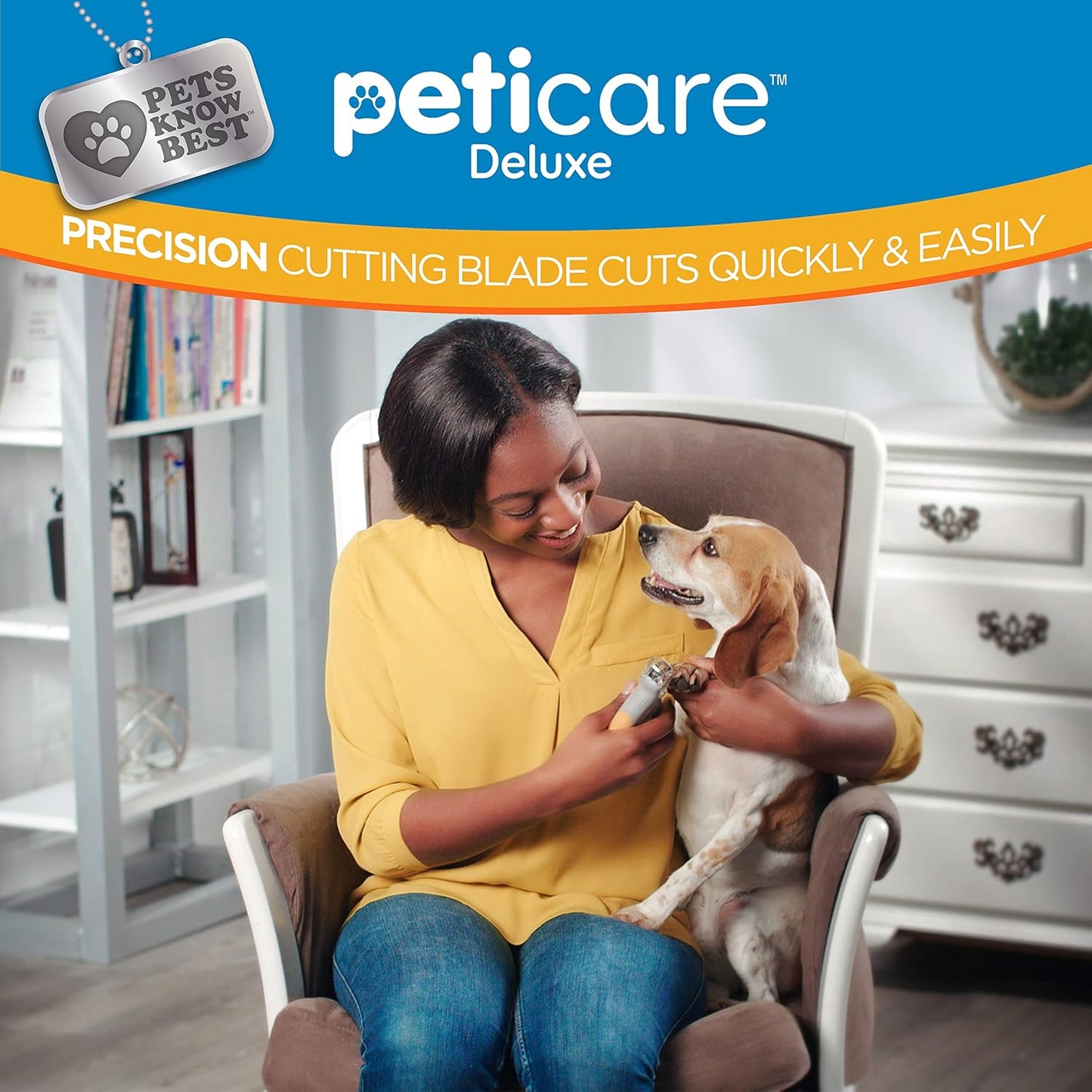 PetiCare Dog & Cat Nail Clipper with LED Light & 5X Magnification – Pet Grooming Tool