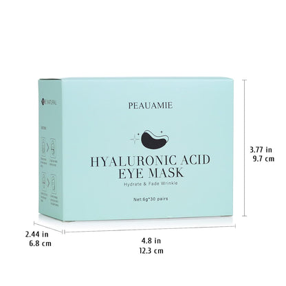 PEAUAMIE Hyaluronic Acid Under Eye Patches 30 Pairs