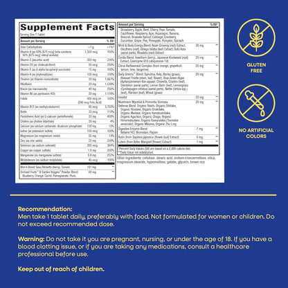 Nature's Way Alive! Men’s 50+ Multivitamin High Potency 60 Tablets