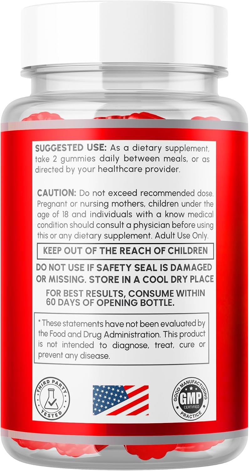 Gluco Off Health and Wellness Supplement Gummies 60 Count