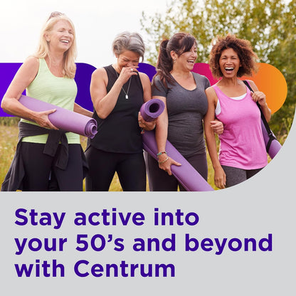 Centrum Silver Women 50+ Multivitamin Vitamin D3 B Complex 200 Count