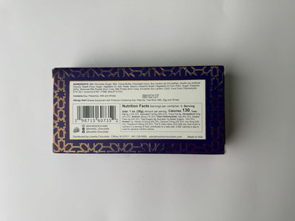 Lovetta Dubai Chocolate Bar Pistachio Knafeh – Luxury Milk Chocolate with Pistachio Cream & Kataifi Filling, 1 Pack