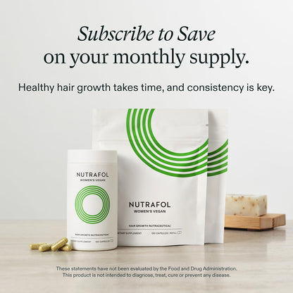 Nutrafol Women’s Hair Growth Supplement Vegan Capsules 1 Month Supply