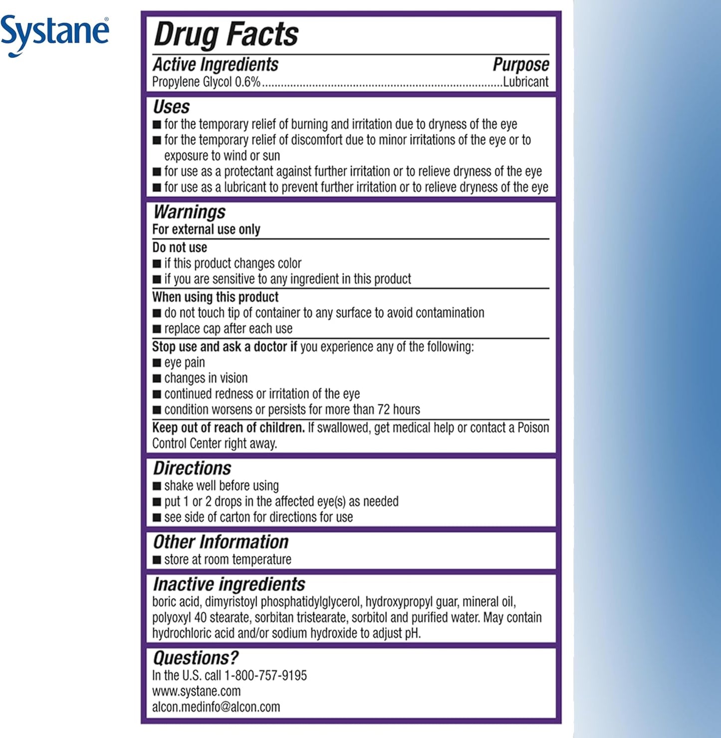 Systane COMPLETE PF Preservative Free Eye Drops 0.34 fl oz 2 Count