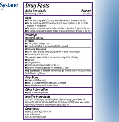 Systane COMPLETE PF Preservative Free Eye Drops 0.34 fl oz 2 Count
