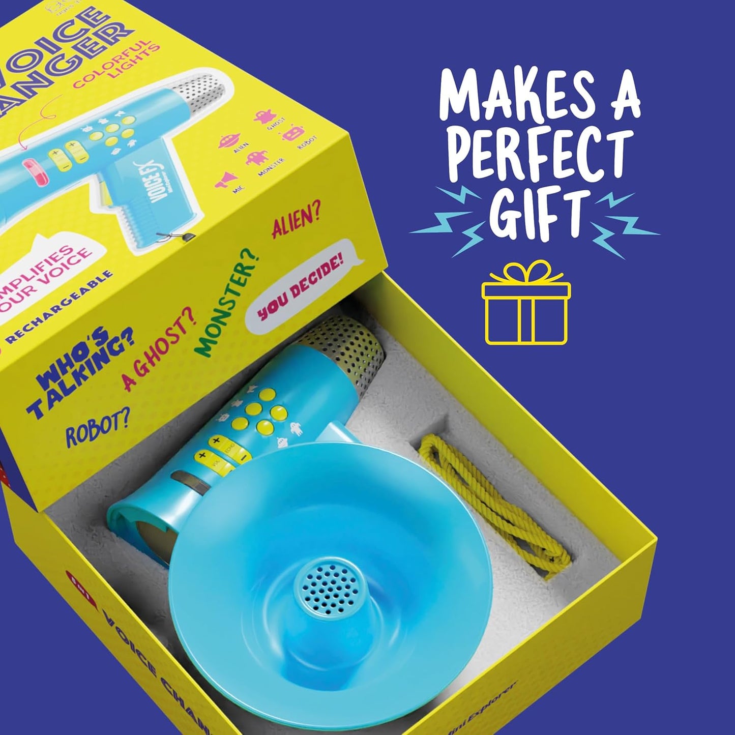 Mini Explorer Voice Changer Toy for Kids Ages 3-8 Birthday Gift