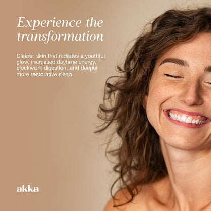 AKKA Premium Liver Supplement Capsules – Akkermansia Formula, Non-GMO, Gluten-Free, 60 Count