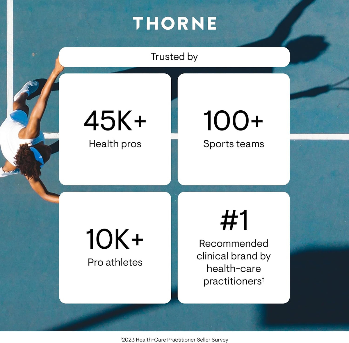 THORNE Micronized Creatine Monohydrate Powder Pineapple Orange 60 Servings