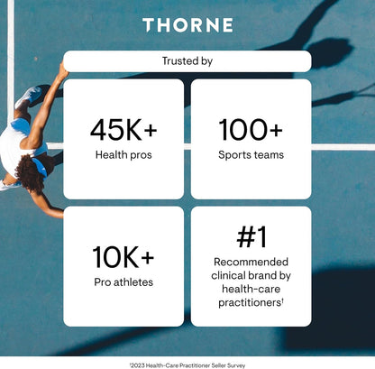 THORNE Micronized Creatine Monohydrate Powder Pineapple Orange 60 Servings