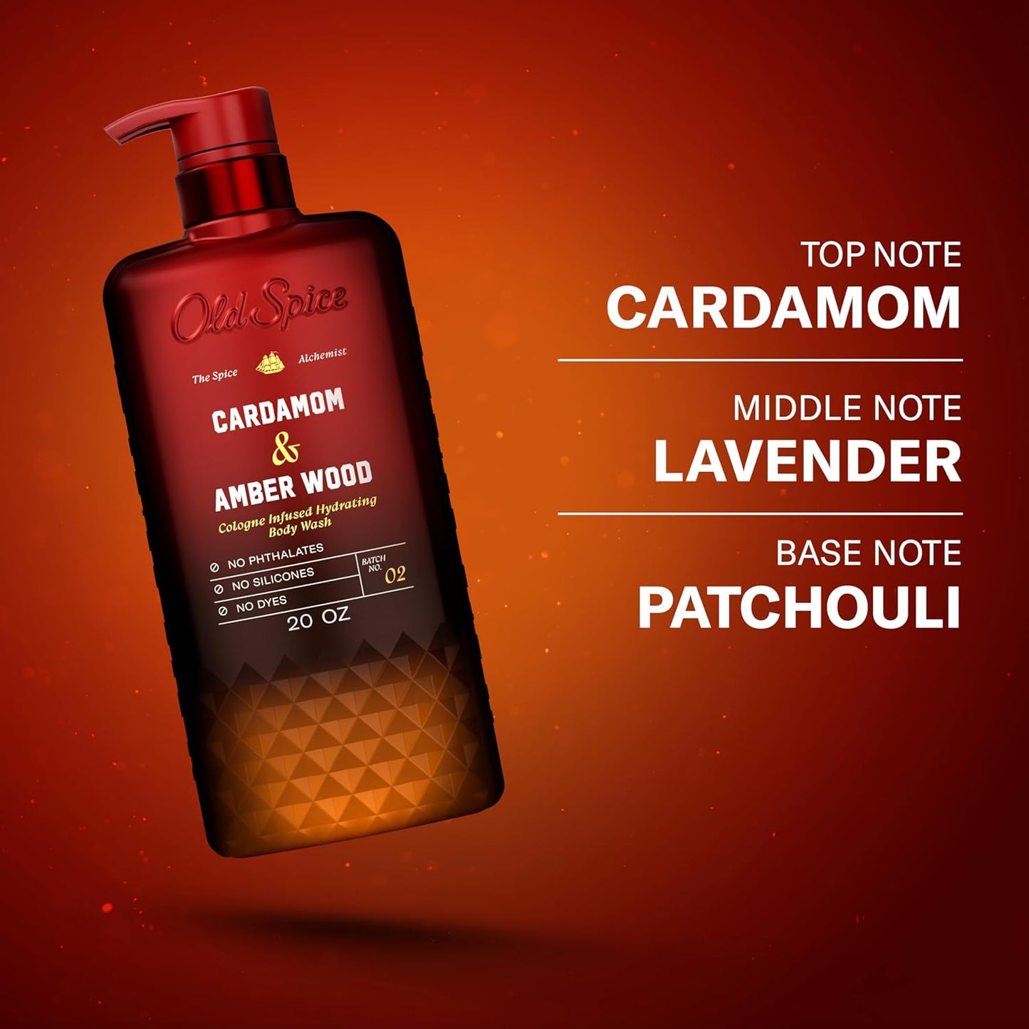 Old Spice Body Wash Cardamom Amber Wood Spice Alchemist 20 oz