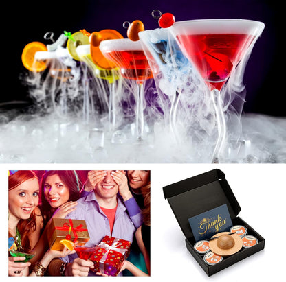 Cocktail Smoker Kit with Wood Chips Whiskey Drink Smoker Set