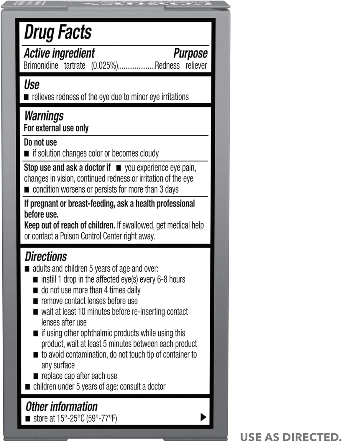 Lumify Eye Drops 7.5ml – Fast Acting Eye Brightening Drops, Long Lasting Formula
