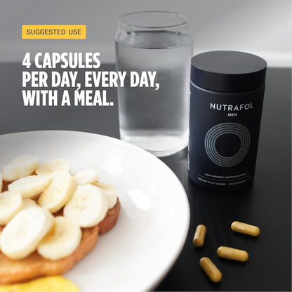 Nutrafol Men’s Hair Growth Supplement Capsules 1 Month Supply