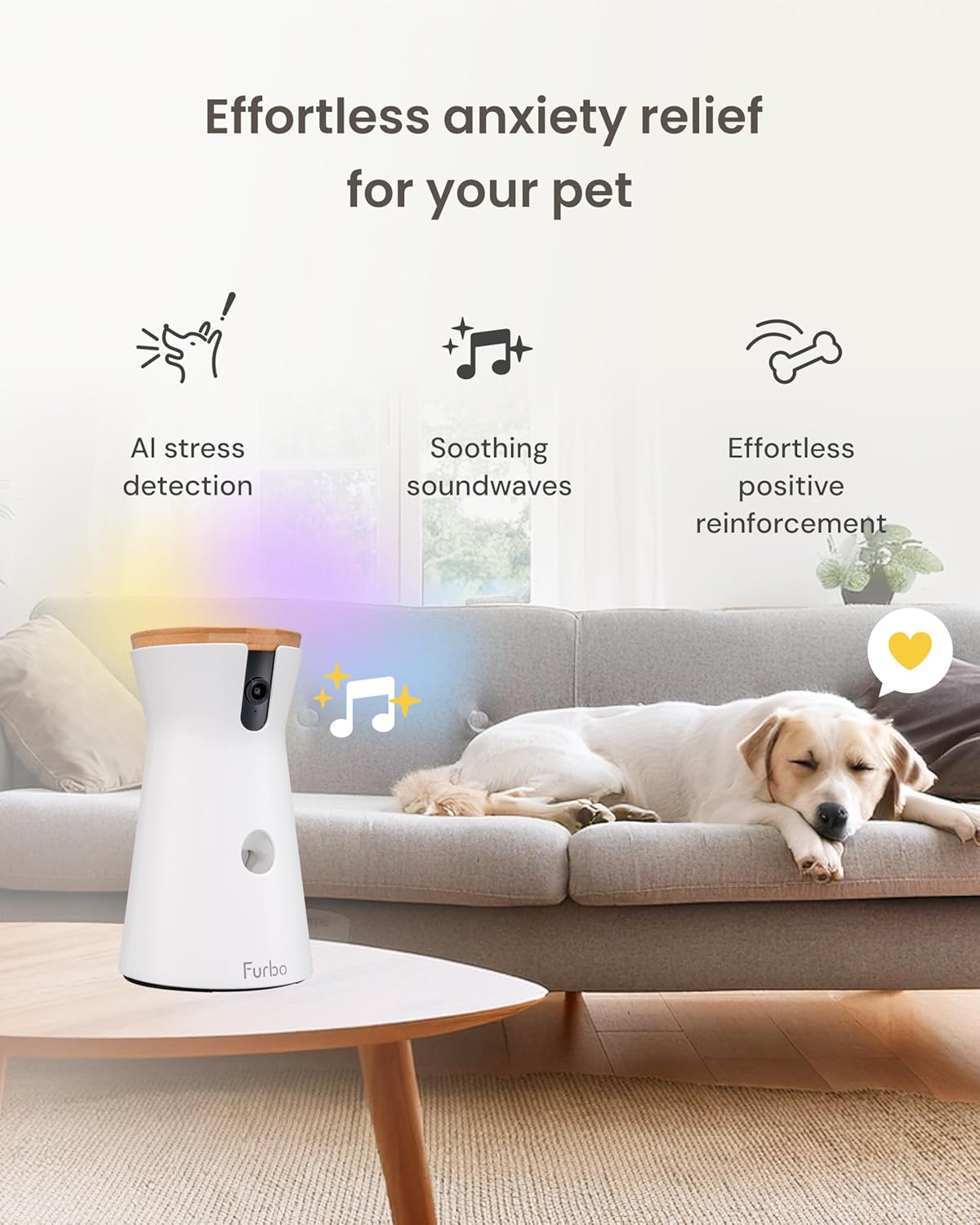 Furbo 360 Dog Camera with Treat Toss and Two Way Audio