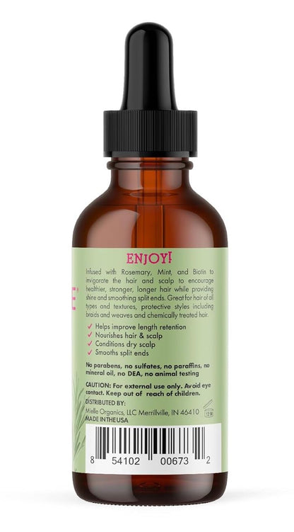 Mielle Organics Rosemary & Mint Hair Oil with Biotin 2 oz