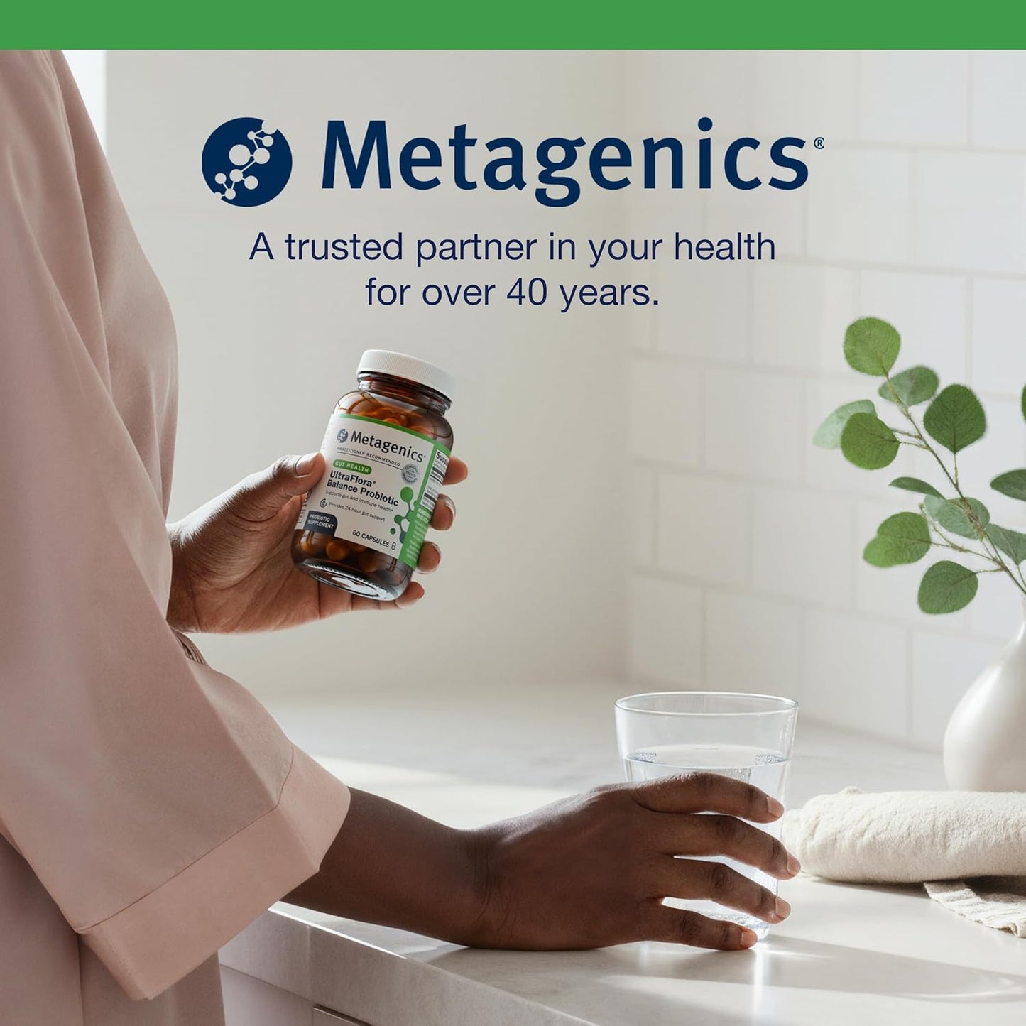 Metagenics UltraFlora Balance Probiotic Capsules 60 Count